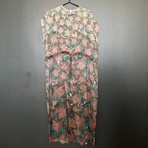 Anntian Simple Dress – abstract floral – OS